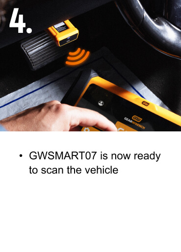 GWSMART07 is now ready to scan the vehicle