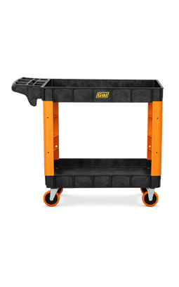GEARWRENCH 40" 2-shelf heavy-duty cart on a transparent background