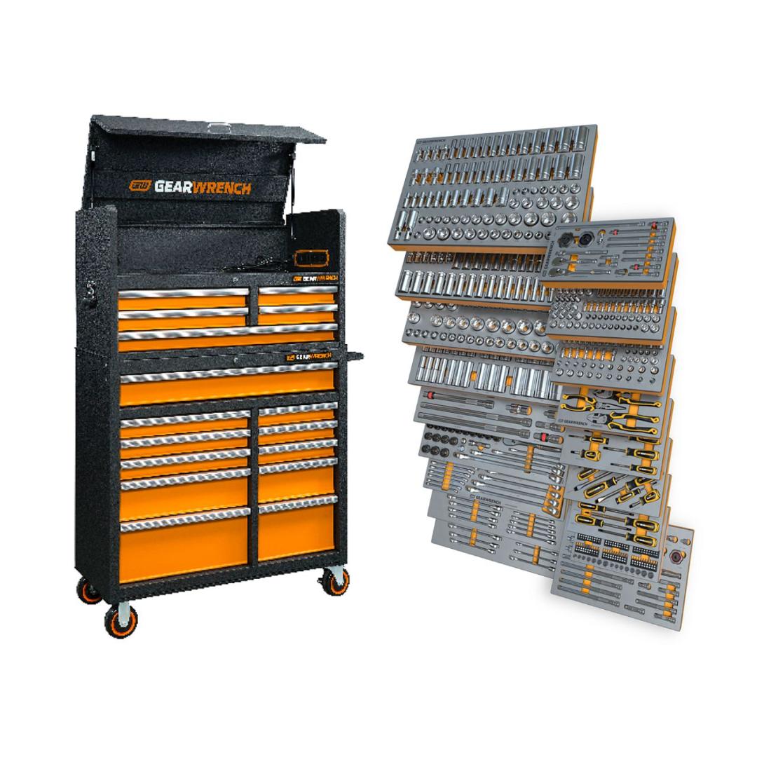MEGAMOD 873 Piece Master Mechanics Tool Set with Storage
