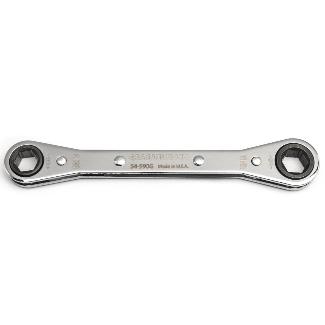 GEARWRENCH 27-596G   5/8 x 11/16 12 Point Laminated Double Box Ratcheting Wrench 