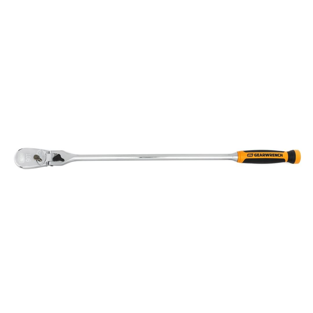 1/2" Dr 90T Dual Material Locking Flex Head Ratchet 24"