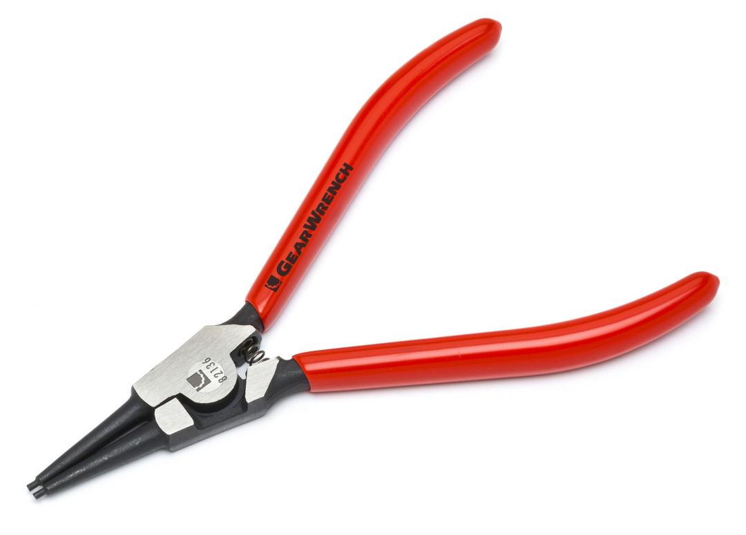 9 Straight Fixed Tip External Snap Ring Pliers