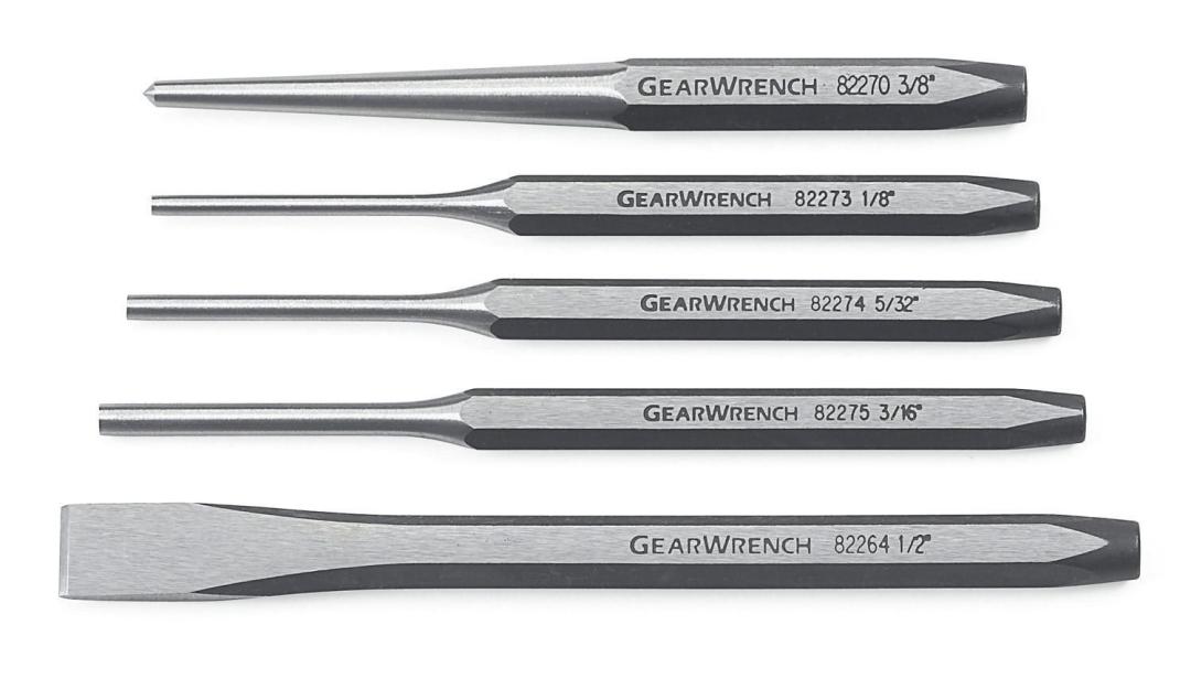 GEARWRENCH 3 Pc. Brass Pin Punch Set - 70-546G