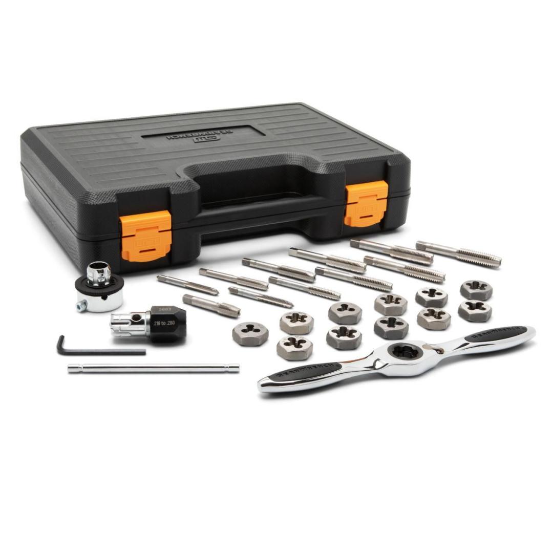 27 Piece SAE Ratcheting Tap & Die Set