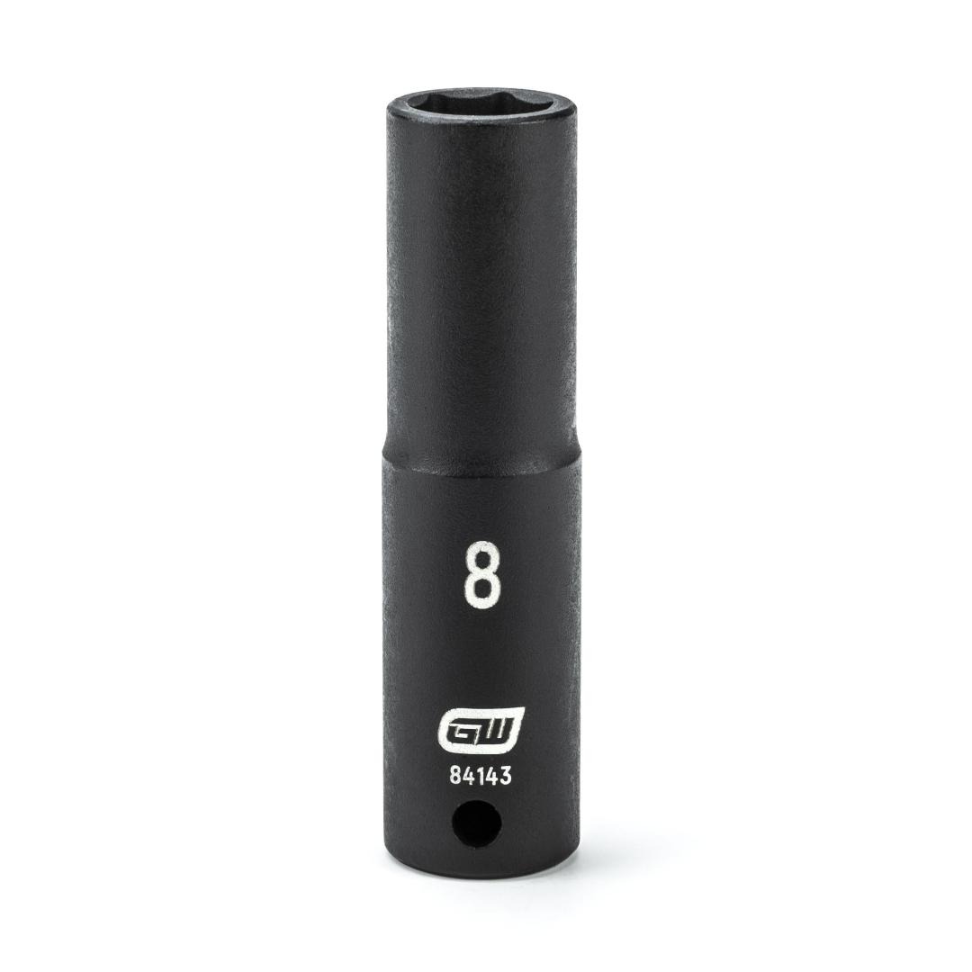 Gearwrench KDT-84163 1/4 Drive Universal Impact Socket 8mm 