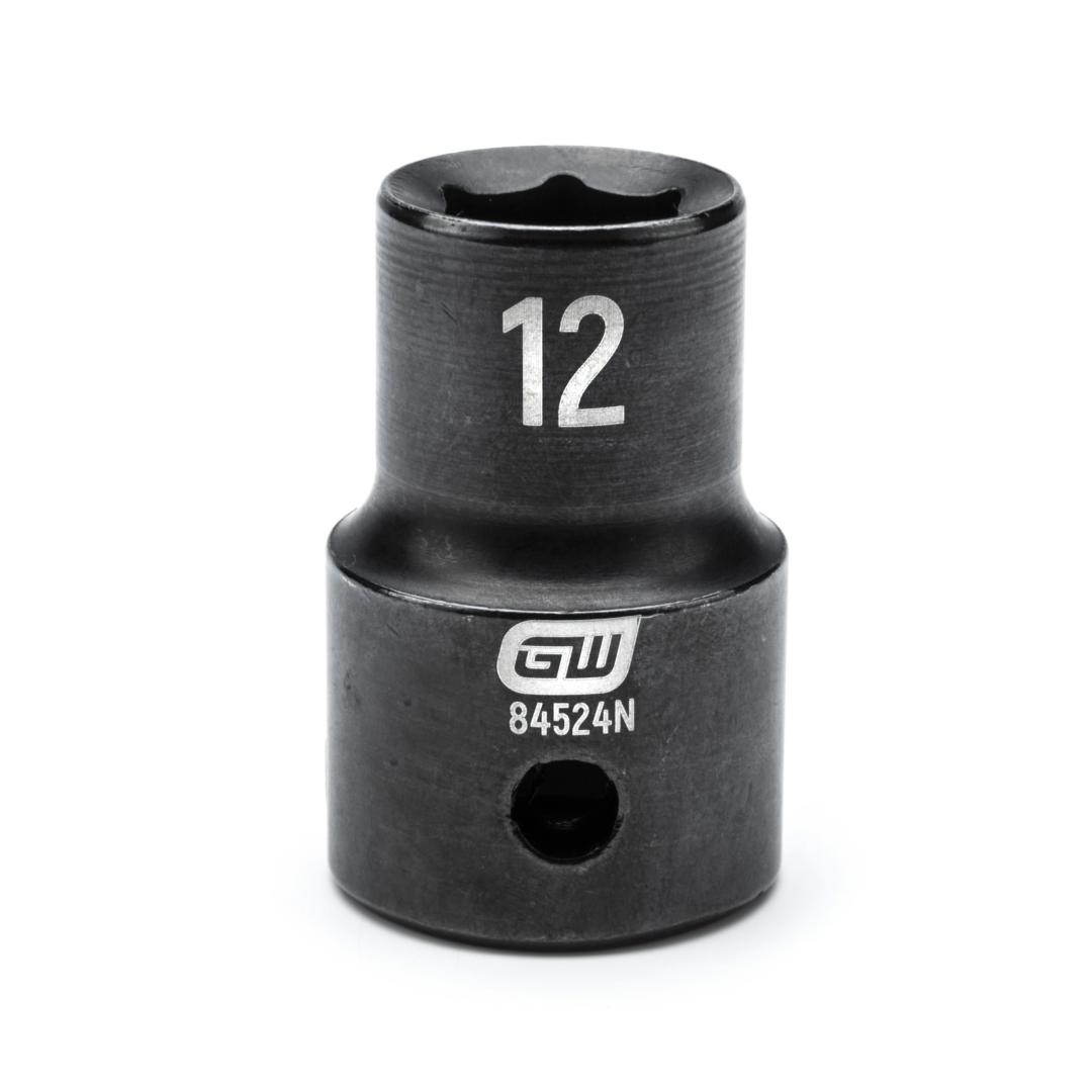 1/2" Drive 6 Point Standard Impact Metric Socket 12mm