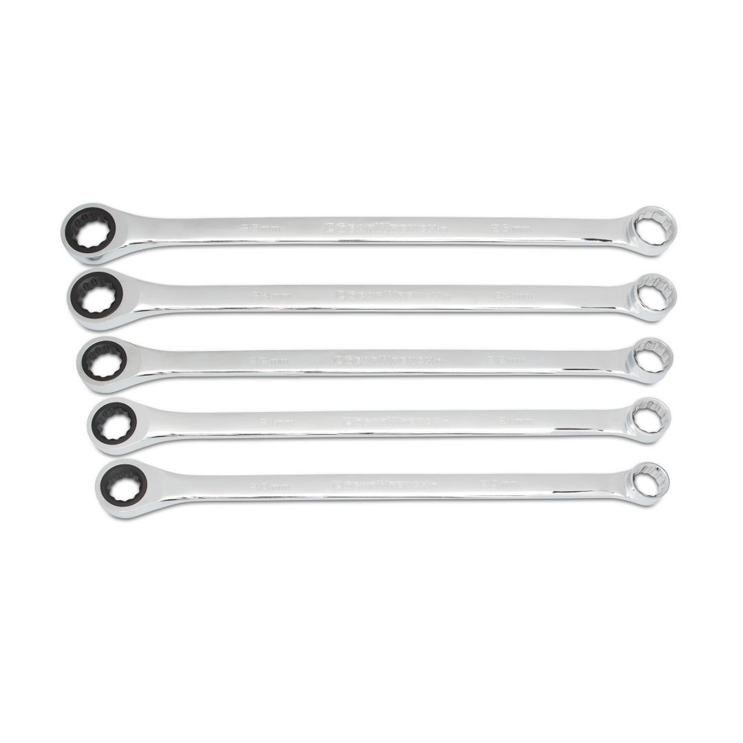 5 Pc. 72-T 12 Pt XL GearBox™ Ratcheting Metric Wrench Set