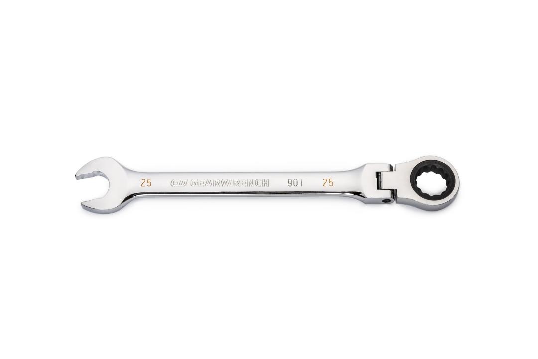 ◆REN◆ 25mm 12 Point Flex Head Ratcheting Combination Wrench