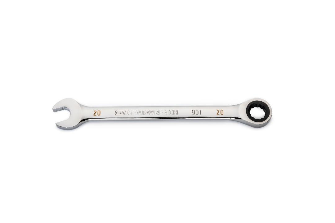 20mm 90-Tooth 12 Point Ratcheting Combination Wrench - Gearwrench