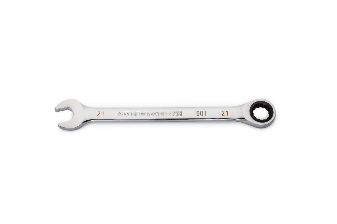 Wrench 21mm Double Way Box Open End Reversible Ratchet Combination Spanner Handle Tool 