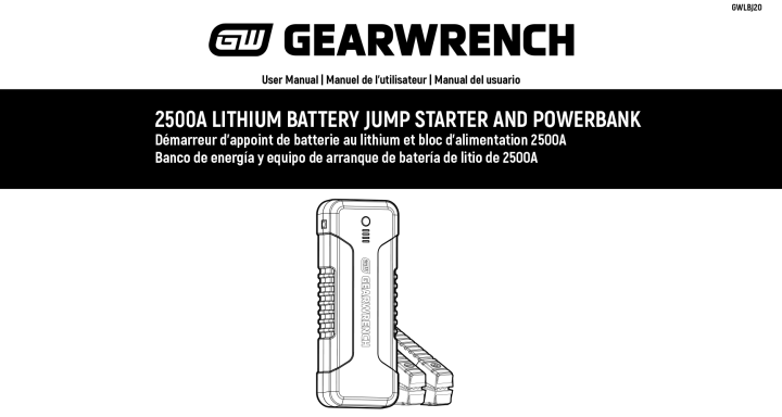 Image of the GWLBJ20 Owners Manual