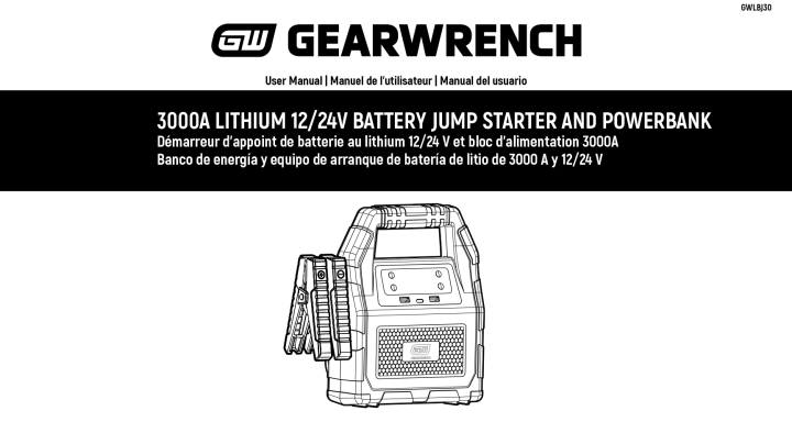 Image of the GWLBJ30 User Manual