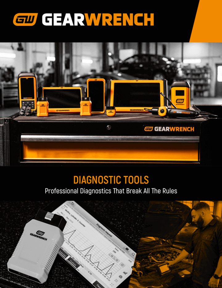 GEARWRENCH Diagnostic Tools: Professional Diagnostics That Break All the Rules brochure cover page