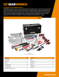 Image of the GEARWRENCH 83090 content list flyer 