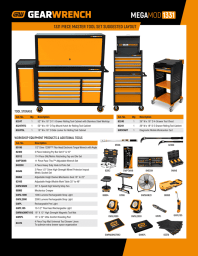 Cover page of the MEGAMOD1331 drawer layout document