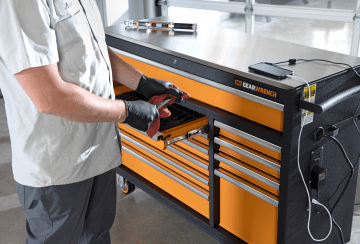 GEARWRENCH GSX Storage cabinet in garage