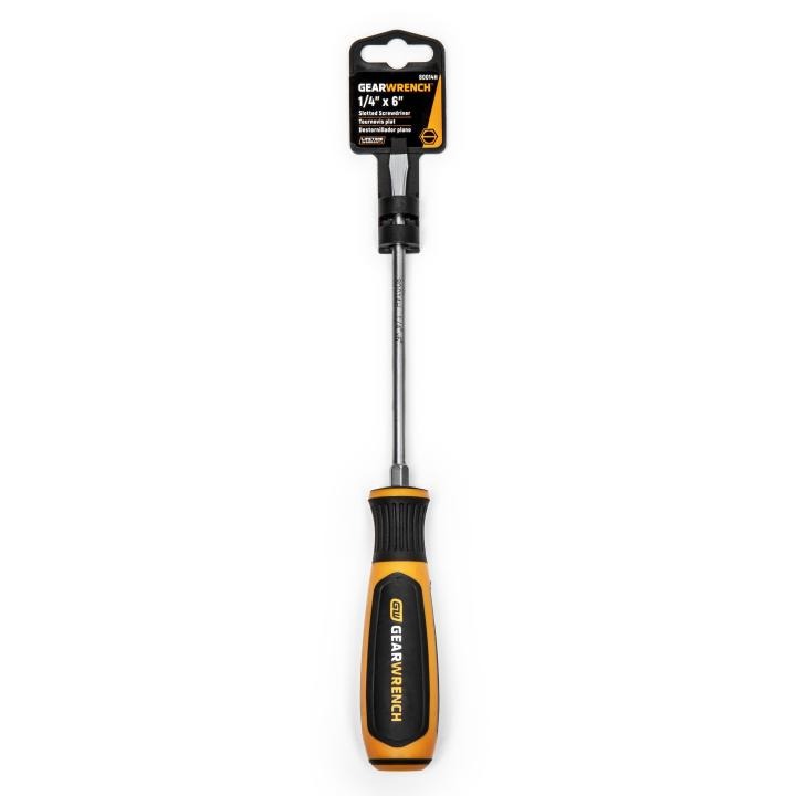 GearWrench 80034H Micro Slotted Dual Material Handle Screwdriver 1.5mm X 60mm - BC Fasteners & Tools