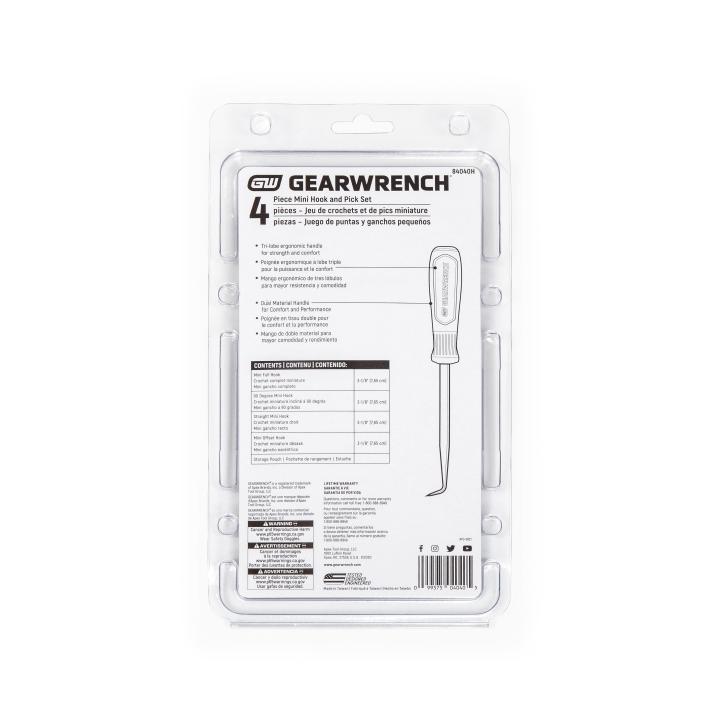 GEARWRENCH 7 Pc. Hook & Pick Set - 84000D - Wrenches 