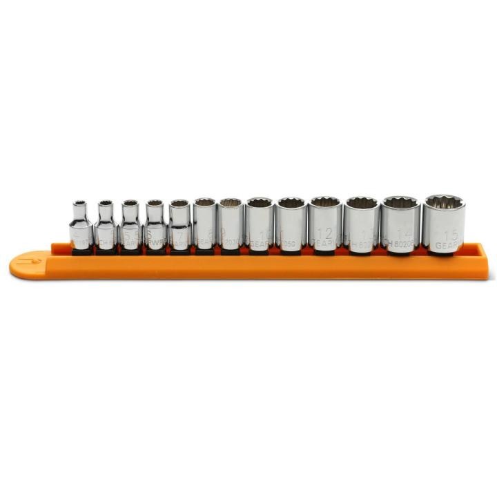 GearWrench 80766 Steckschlüssel – 1/5,1 Cm Antrieb, 12-Punkt, SAE, 13/40,6 Cm | Reduziert Rundung An Schrauben