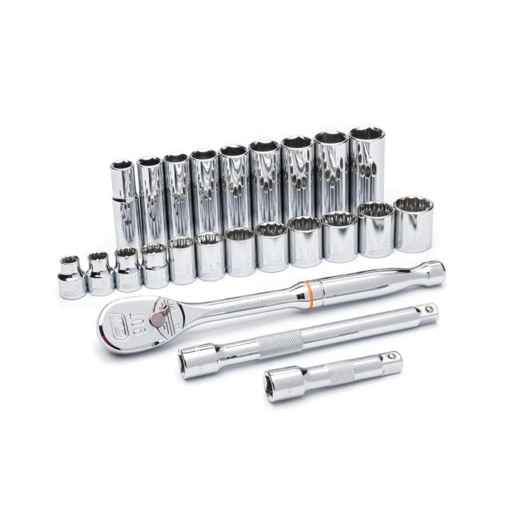 24pc 3/8" DR MET SKT SET