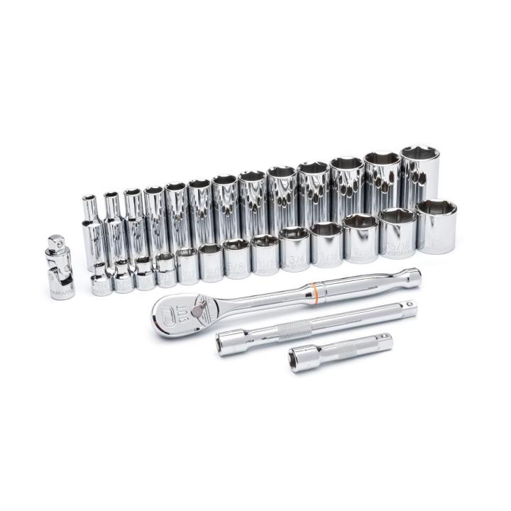 30pc 3/8" DRIVE 6pt SAE STD