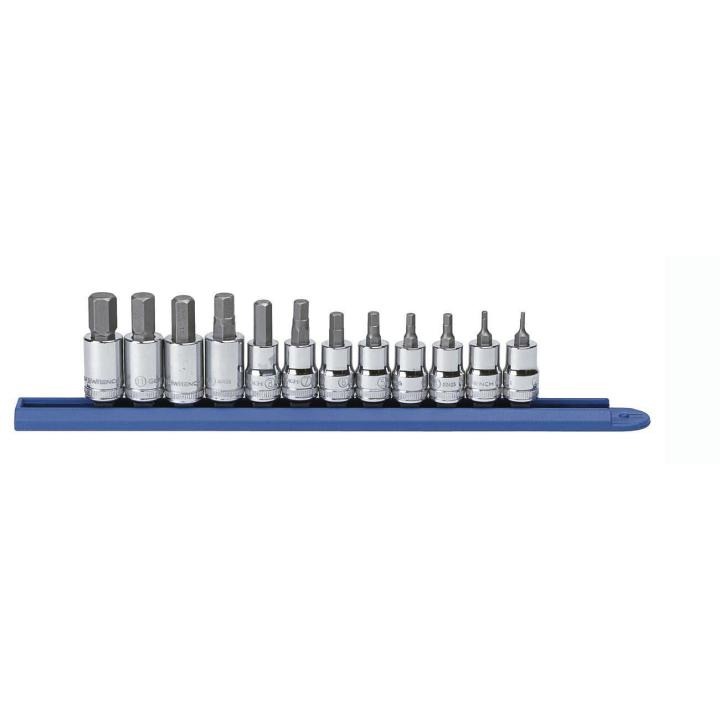 CruzTOOLS IN38HBS 3/8 Drive Inch Hex Socket Bit Set for Powersports 