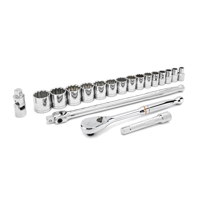 SET SKT 19pc 1/2DR 12PT"
