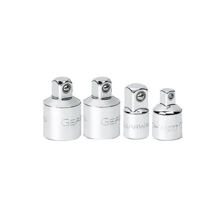 Socket Adapter and Reducer Set 4pc 3/8" 1/4" 1/2" Ratchet wrench Socket Drive 