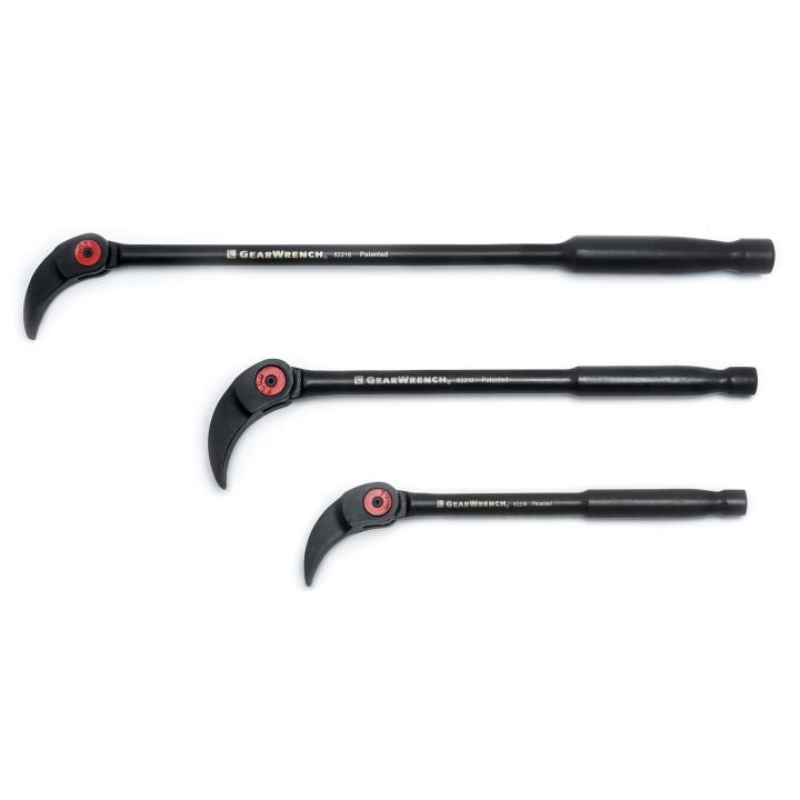 GearWrench 3-Piece Indexing Pry Bar Set 82301 New