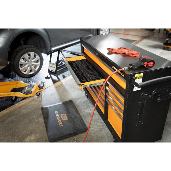 Image of the GEARWRENCH 83247 in a garage setting with one of the drawers open