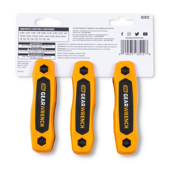ブッシュ　スマート４５１ 1/87（HO）スケール　１２台セット 25 Piece SAE/Metric/Torx® Folding Hex Key Set