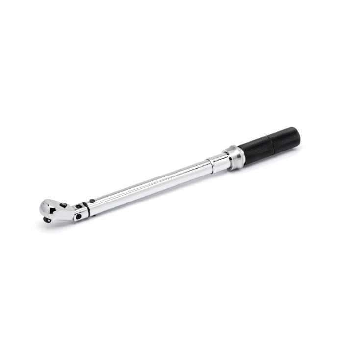 3/8" Dr Flex Head Micrometer Torque Wrench 5-75ft-lb KDT-85086 Brand New!
