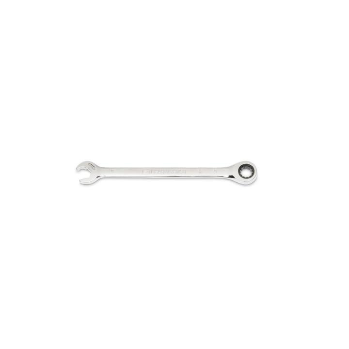 Image of the GEARWRENCH  9mm 72-Tooth 12 Point Open End Ratcheting Combination Wrench on a white background