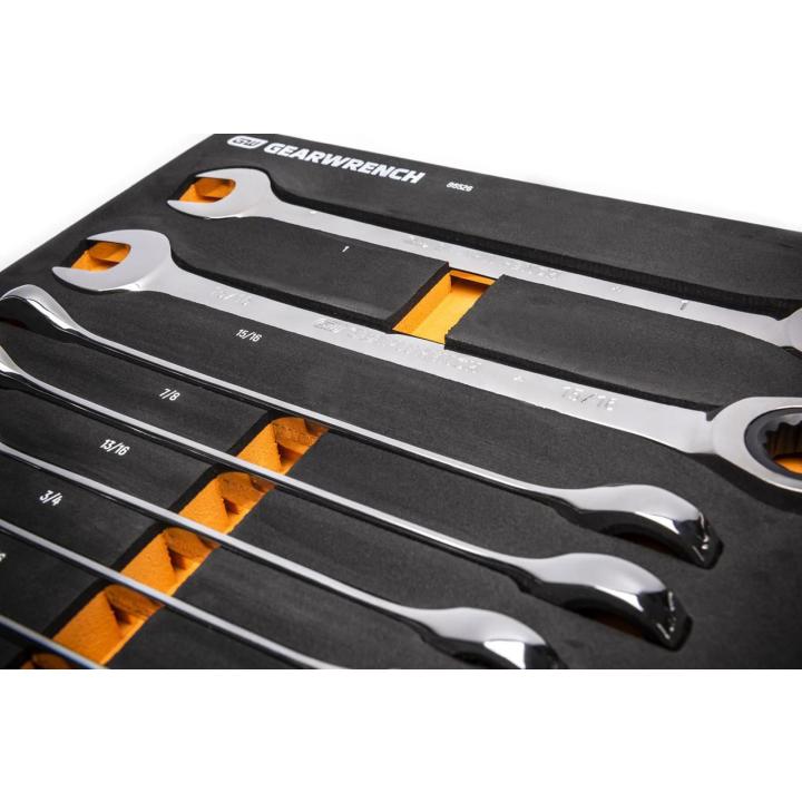 21 Pc. 72T Ratcheting Wrench Set with Foam Storage Tray