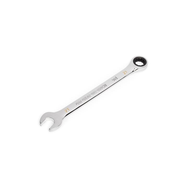 21mm 90-Tooth 12 Point Ratcheting Combination Wrench