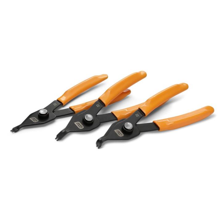 12 Piece Convertible Push Button Snap Ring Pliers Set