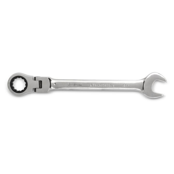 12 Point Flex Head Ratcheting Combination Metric Wrench Set