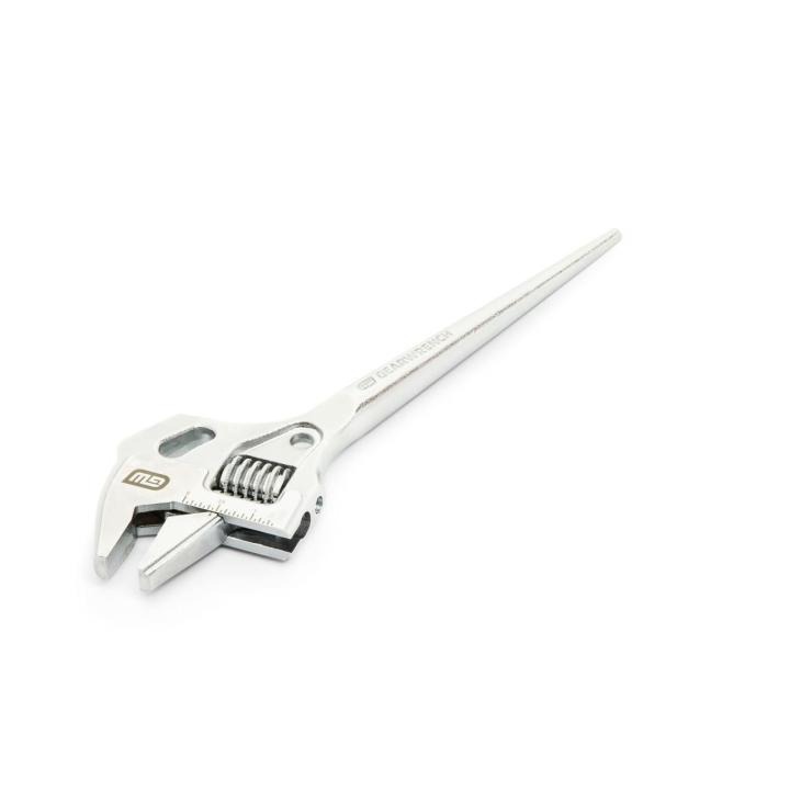 Angled view of GEARWRENCH 10" Lineman Adjustable Spud Wrench