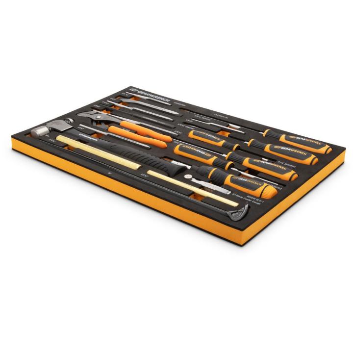 27 Pc. Striking Tools & Screwdriver Set in Foam Storage Tray