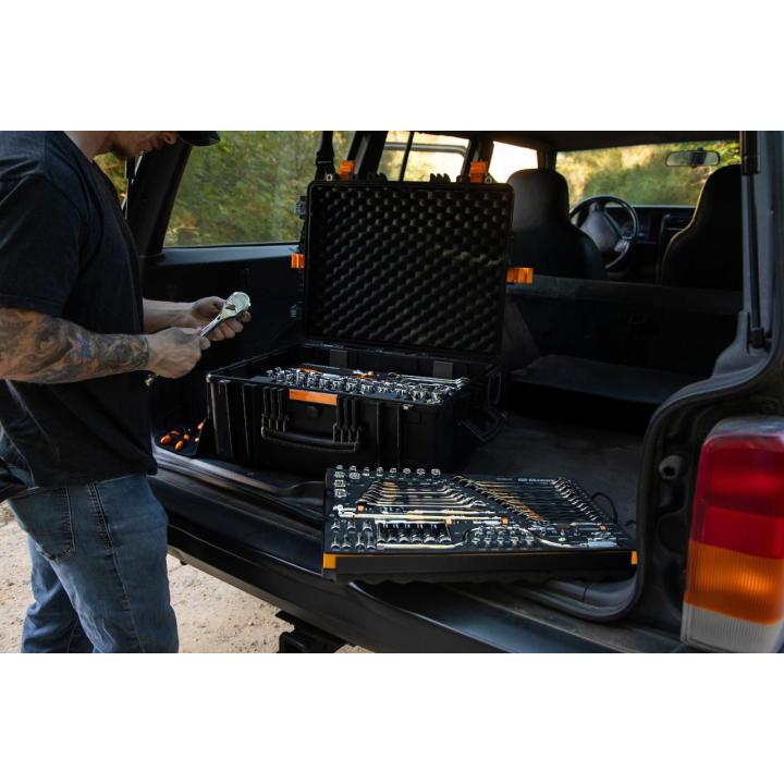 185 Pc. GMTK in Foam Trays with Heavy-Duty Tool Carrier