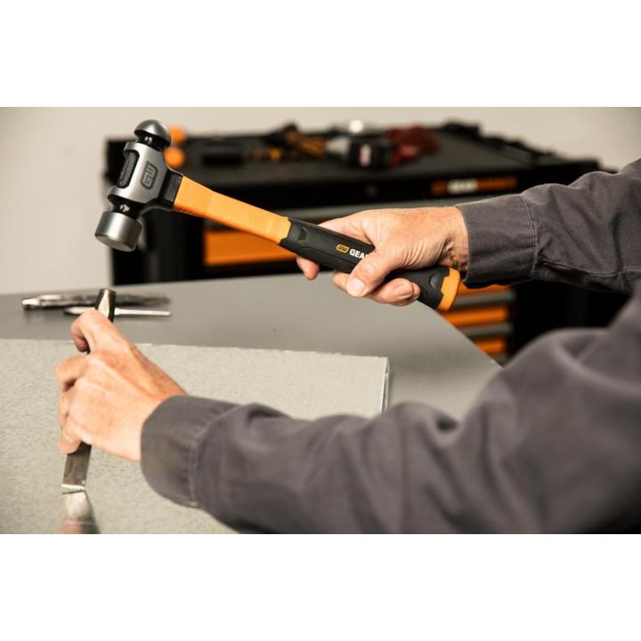 16 oz. Ball Pein Hammer with Fiberglass Handle