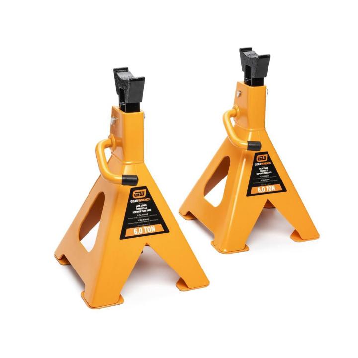 6-Ton Heavy-Duty Jack Stands - 2 Per Pack | Axle Stands