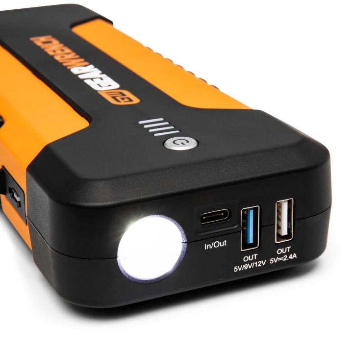 2500A 12V Lithium Battery Jump Starter and Powerbank