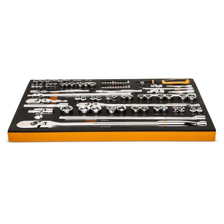 89 Piece 120XP Mechanics Tool Set in Foam Storage Tray