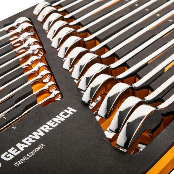 24 Pc 12 Pt Hi-Viz Long Pattern Metric Wrench Set