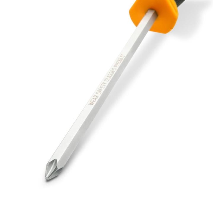 GEARWRENCH 3-piece lineman screwdriver set cutaway showcasing blade construction
