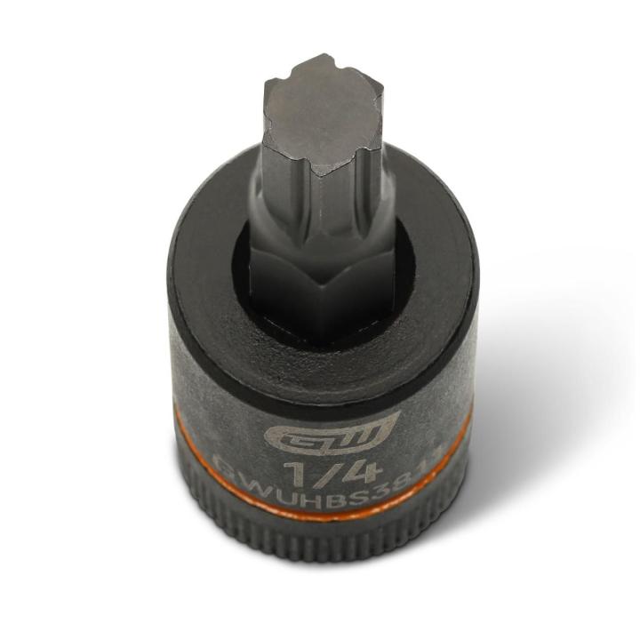 Image of the GEARWRENCH GWUHBS3811 showing a close up top view of the hex bit.