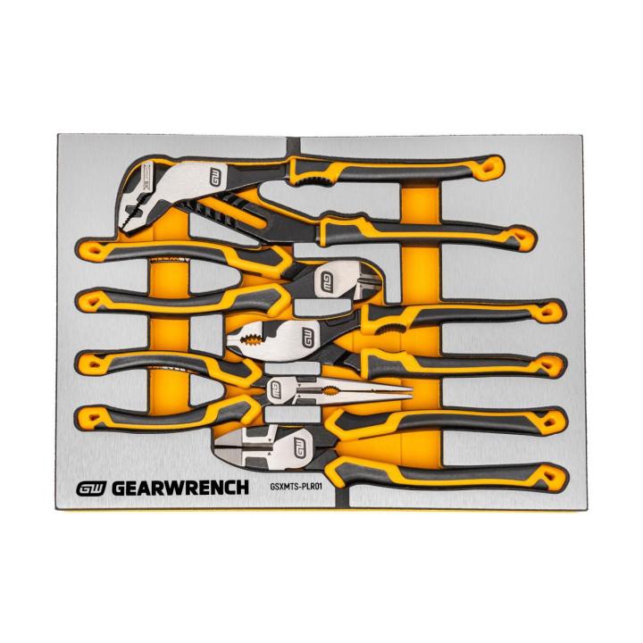 33 Piece Pliers and Screwdrivers Sets in Premium Foam Trays