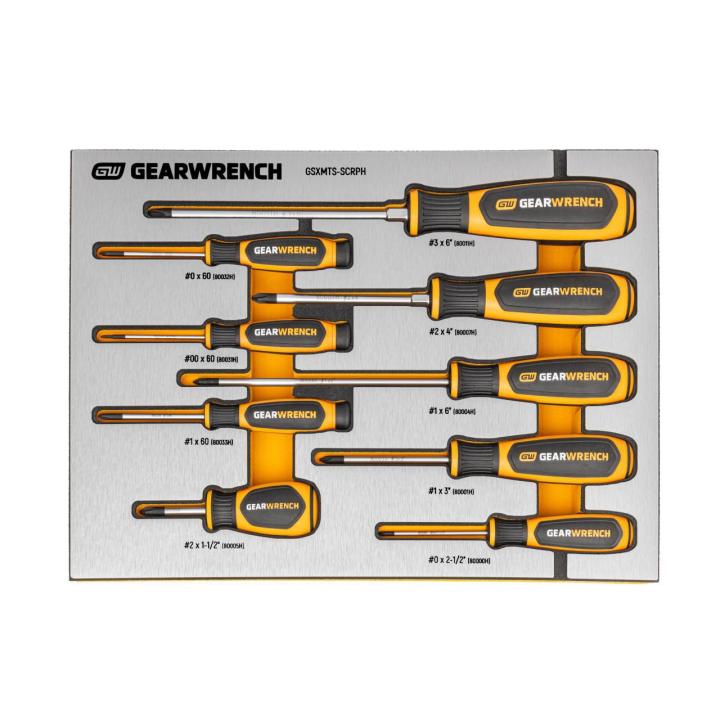 33 Piece Pliers and Screwdrivers Sets in Premium Foam Trays