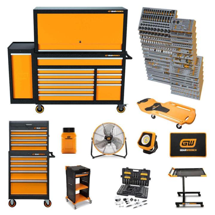 MEGAREX, VNGD 3点セット MEGAMOD 1331 Piece Mechanics Tool Set With Tool Storage